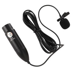 Clip On Lavalier Microphone For Speech Recording And Interviews Easy To Use