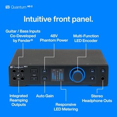 PreSonus Quantum HD 2 20 x 24, 32-bit / 192 kHz USB-C Audio Interface 2