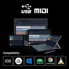 – High-Speed USB MIDI Cable with Filter and Mapper – Plug & Play U2MIDI Pro
