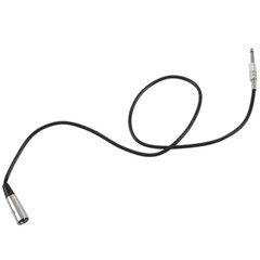 XLR 3-Pin Male To 1/4″ Plug TS Microphone Mono Cable Unbalanced Shielded Audio