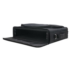 Sound Town Portable 2U Bag w/ 14″ Rackable Depth, Plywood Rack Frame STRB-216B