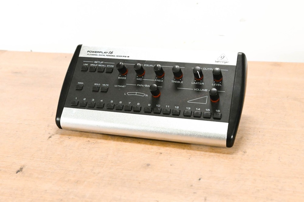 Behringer Powerplay P16-M 16-Channel Digital Personal Mixer CG012P8