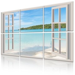 Decorative Acoustic Panels 6 Pack, 72″x48″ Large Sound 72 X 48 Inches Window