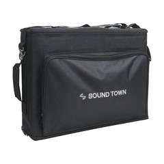 OPEN BOX:Sound Town Portable 2U Bag w/h 14″ Rackable , Plywood Rack STRB-216B-R