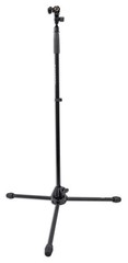 BT4 Heavy Duty Telescoping Microphone Mic Boom Stand, Tripod Cast Base