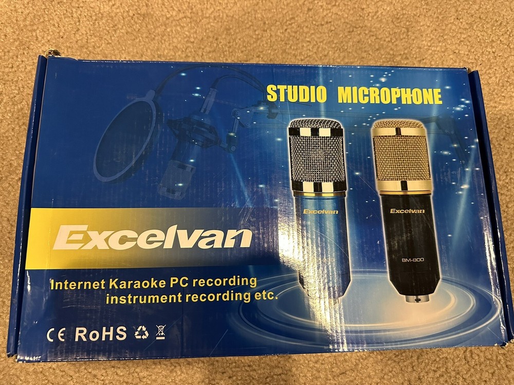 excelvan bm-800 Condenser Microphone (everything Pictured Comes With It)