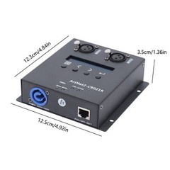 Pknight ArtNet DMX 512 Ethernet Lighting Controller Interface Easy to Install