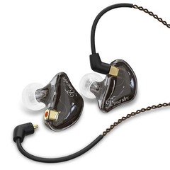 Triple Driver in Ear Monitors BASN Bmaster in-Ear Headphones with Silver-Plated