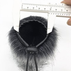 Mic Furry Windscreen Easy to Use Mic Windjammer for Interview Outdoor Use