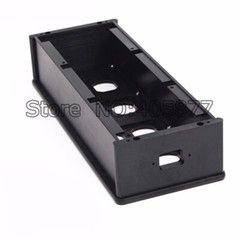 HIFI US AC Power Strip Bar Distributor Aluminum 8 Outlet Box HIFI Chassis black