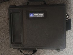 AmpliVox S222 Portable Amplifier 50W 2-Channel AM/FM 3.5mm Black