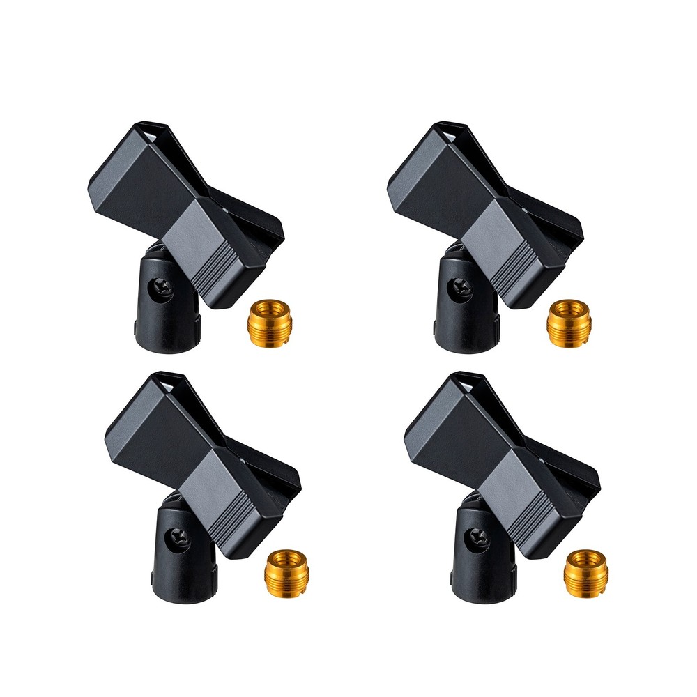 Rannsgeer ERC52 Universal Microphone Clip Holder (4 Pack)