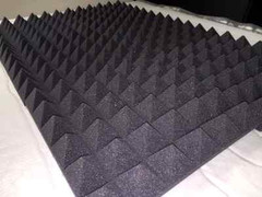 9 pc Pyramid Acoustic Soundproof Studio foam Tiles 2 x 12 x 12 (charcoal)