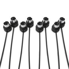 High-Speed MIDI 4-Pack – 3FT, Low-Profile Cables with 5-Pin DIN Connectors