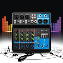 Channel Mixing Console Sound Live Studio Audio Mixer USB Bluetooth US
