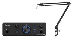 Fender Quantum LT 2 USB-C 2×2 Bus-Powered Recording Interface+Mic Boom Arm