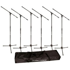 Ultimate Support Systems JSMCFB6PK Jamstands 6pack Tripod Mic Stand Bundle