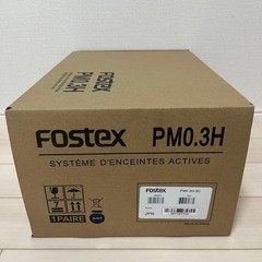 Fostex Active Speaker PM0.3H(B) Black with AC Adapter Mini-to-dual RCA Cable New