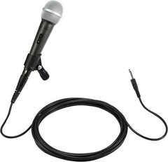 Amazon Basics Dynamic Microphone w/Cable & Microphone Holder