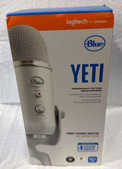 BLUE Yeti for creators USB Condenser Microphone, Silver