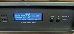 QSC Q-SYS Core 500i Integrated System Processor With Dante CDN64 Card