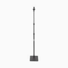 Flat-Base Mic Stand Space-Saving + 10ft XLR to XLR Microphone Cable Bundle
