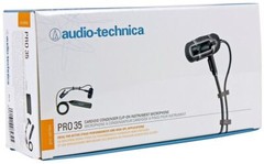 Audio Technica PRO 35 Cardioid Condenser Clip-On Instrument Microphone/Mic PRO35