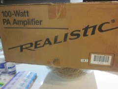 VTG Realistic MPA-95 100W Public Address Amp Model 32-2036/ 4 XLR /Original Box
