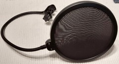 ChromaCast Microphone Pop Filter with Adjustable Boom Arm