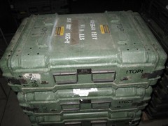 Rackmount 04U x24 ECS Legacy Composite Shock Mount Shockmount Case Green G/F
