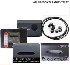 Walkman Cassette Belt Pinch Roller For Sony GX35 GX52 GX53 GX54 GX707 FX52 F2097