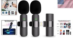 Omnidirectional Clip-On Microphone – Ideal for Vlogging and Live Streaming