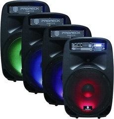 PRORECK Party 15 Portable 15-Inch 2000 Watt 2-Way Powered PA Speaker System
