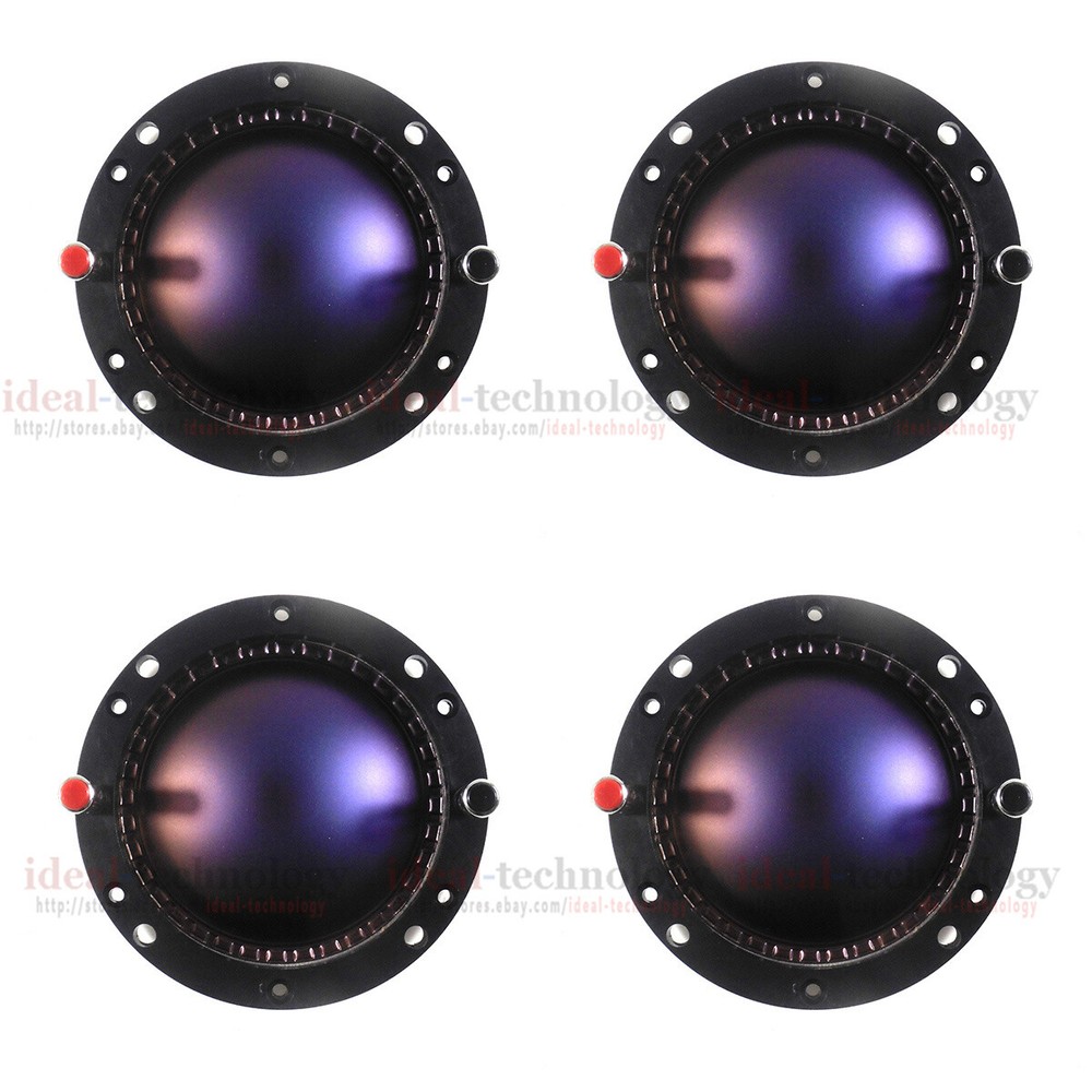 4pcs Diaphragm For Turbosound RD214 Driver TCS152/96 Blue Titanium