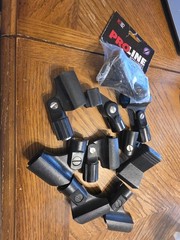 9 Mic Clips, Various Brands