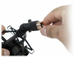 Rockville R-Shock Black Metal Shock Mount For Studio Mic Recording Microphone