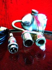 Vintage RARE 1940’s Electro Voice 640 dynamic microphone w cable Hi Z 630 664