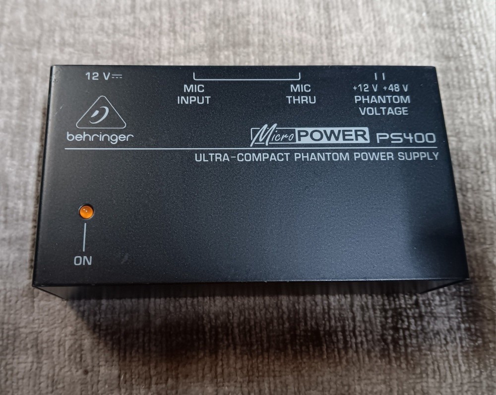 Behringer PS400 Phantom Power Supply – Used, Working, No Cables