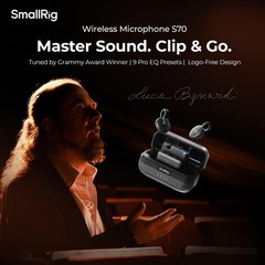 S70 Wireless Mic (2 TX + 2 RX + Charging Case), Mini Lavalier Microphone for …