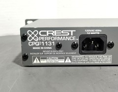 Crest Performance CPQ 1131 Rack-Mount 31-Band Mono Graphic Equalizer System