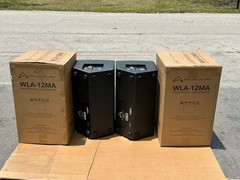 (2) Wharfedale WLA-12MA, 12-Inches Active Monitor Loudspeaker 1500W #6194 (THS)