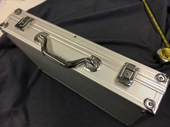 Pyle Aluminum Locking Hard Shell Microphone Case 16.75×10.5×2″