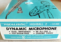 Vintage Realistic Highball 2 Dynamic Mirophone 33-985 NEW in Box