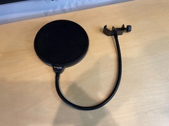 DragonPad Professional Microphone Pop Filter Shield with Clip