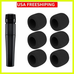 6Pcs Microphones Pop Filter for Shure SM57SM57LC/SM57-LCE/SM57 Pro, Protectiv…