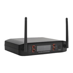 Wireless Microphone System Four Handheld Mics Set 65.62ft Practical Receiver