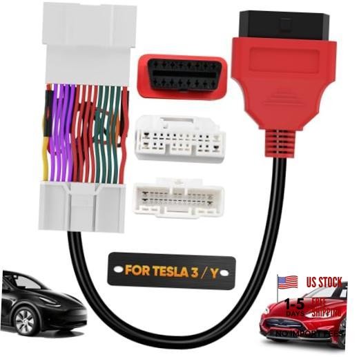 Original TESKIT3Y Teala Diagnostic Cable Adapter for Tesla Model 3 & Y, 26Pin