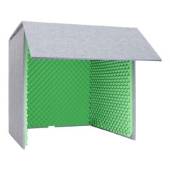 Green Portable Soundproof Booth Studio Sound Recording Desktop Soundproof Cover