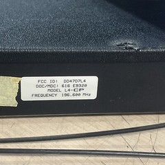 SHURE L4 DIVERSITY WIRELESS RECEIVER MODEL L4-CD