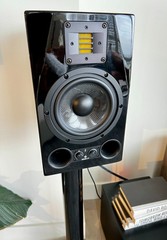 TWO ADAM Audio A7X Powered Studio Monitor Speakers Pair Tested Working